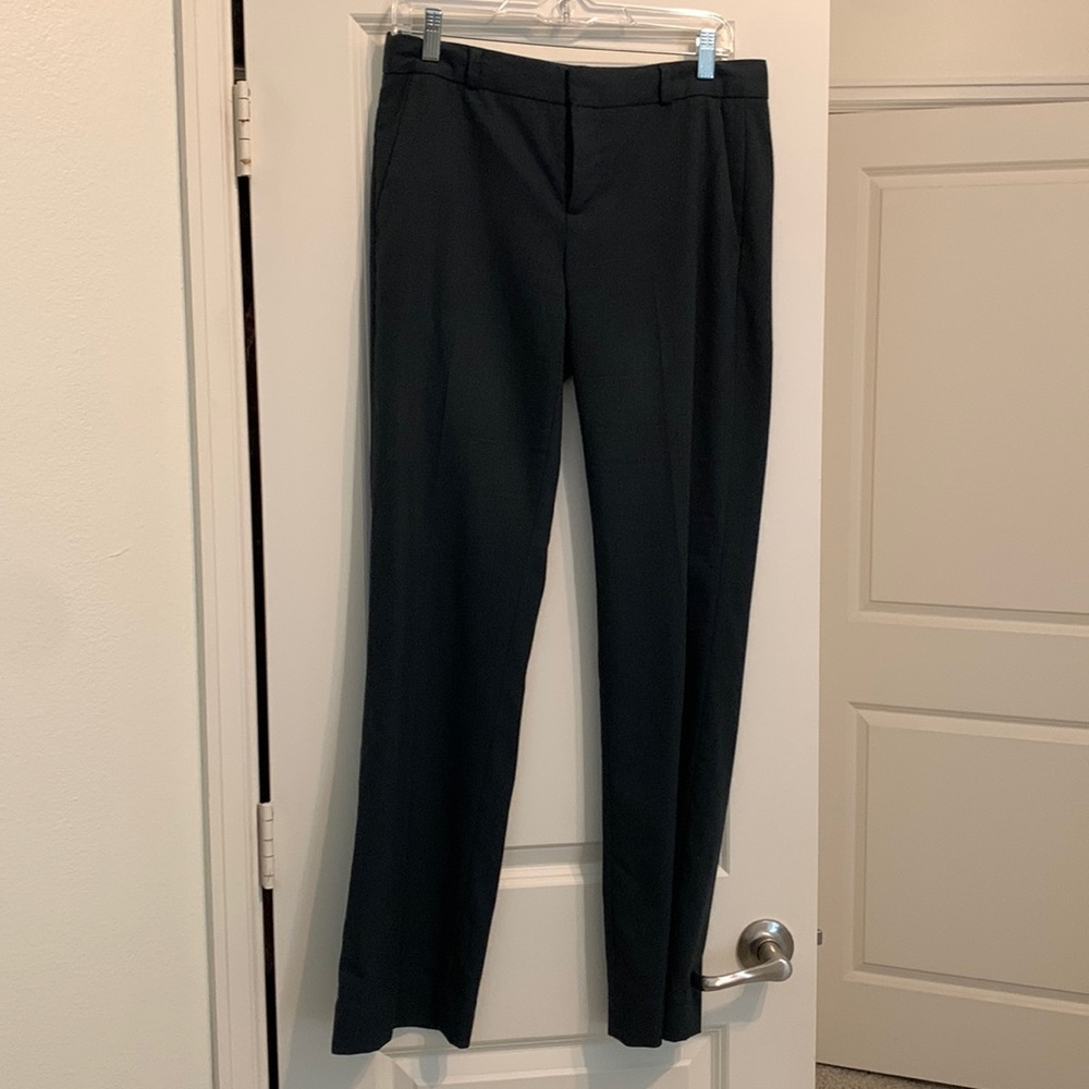 Banana Republic Deep Green Tweed Martin Fit Boot Leg Pants - size 4